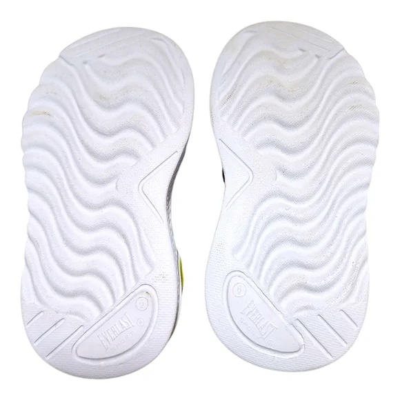 Everlast Baby Shoes Size 6M Gray/Black Mesh Sneakers with Easy Close Strap EUC - Picture 7 of 7